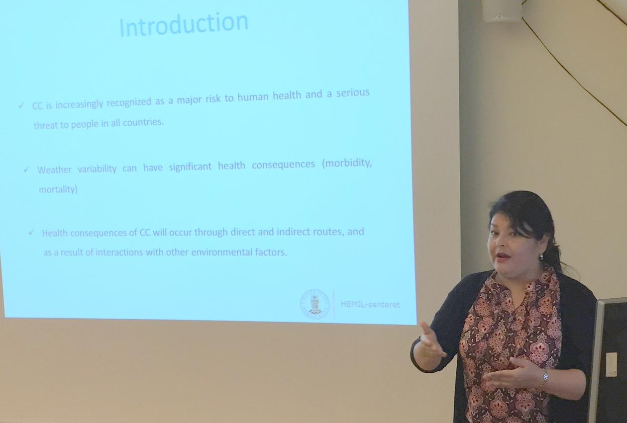 Interdisciplinary Perspectives on Climate Change and Health: University of Bergen